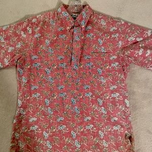 Reyn Spooner vintage red aloha shirt